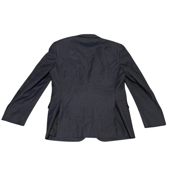 Ralph Lauren Purple Label Mens Navy Wool/Linen/Silk Blend Blazer- Sz 44R (Read) - Picture 2 of 13